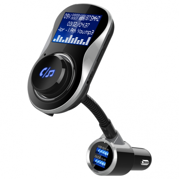 Bluetooth car charger with  LED display BC26