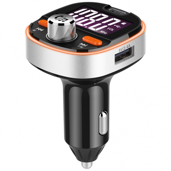 Bluetooth car charger with LCD screen display BC53